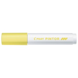 Marker permanentny PILOT Pintor M pastelowy żółty okrągła