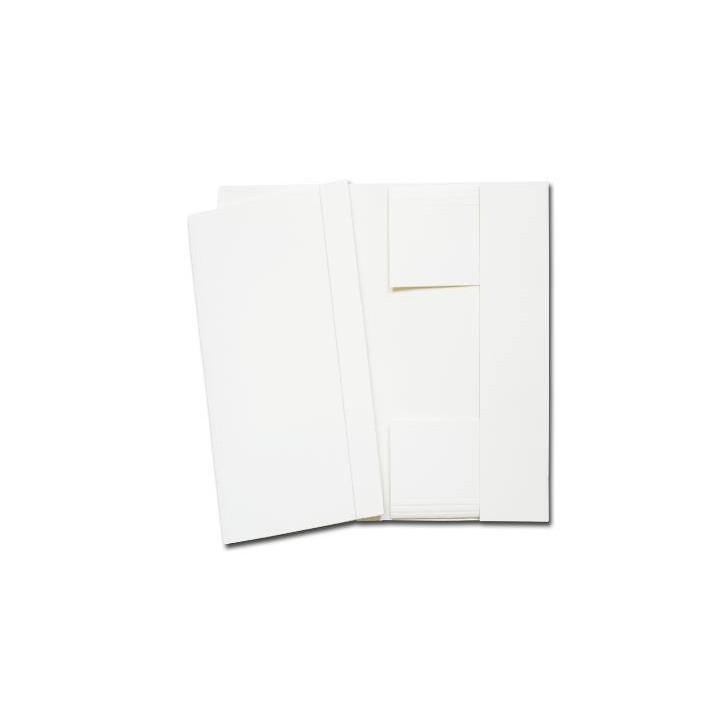 TECZKA Z GUMKĄ A4 BARBARA LUX 0404000 BIAŁA TEKTURA 250G 10SZT