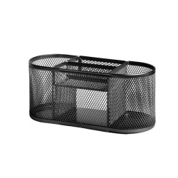 PRZYBORNIK NA BIURKO FOROFIS 91332 CZARNY METALOWY