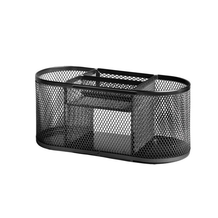 PRZYBORNIK NA BIURKO FOROFIS 91332 CZARNY METALOWY