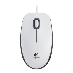 MYSZ OPTYCZNA PRZEWODOWA BIAŁA LOGITECH B100 910-003360