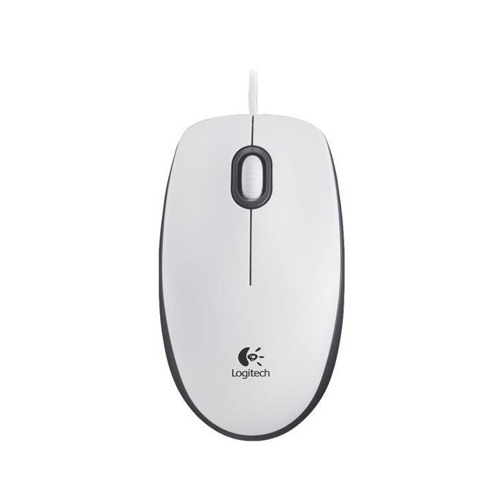 MYSZ OPTYCZNA PRZEWODOWA BIAŁA LOGITECH B100 910-003360