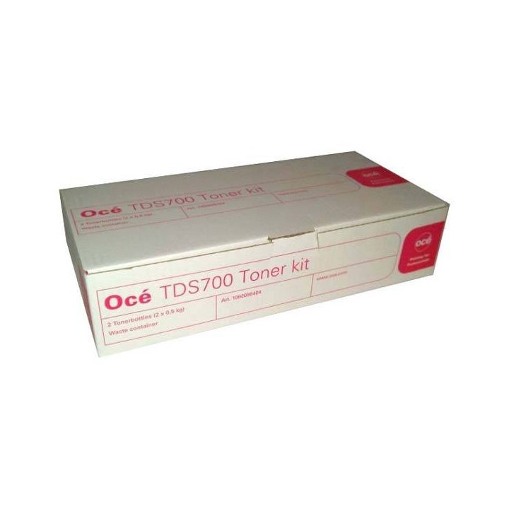 OCE ORYGINALNY TONER 1060047449, BLACK, 1070066265, ZAWIERA POJEMNIK NA ODPADY, OCE TDS700, DUAL PACK, 500G, O