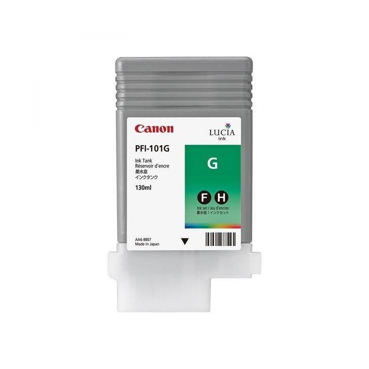 CANON ORYGINALNY INK / TUSZ PFI101G, GREEN, 130ML, 0890B001, CANON IPF-5000