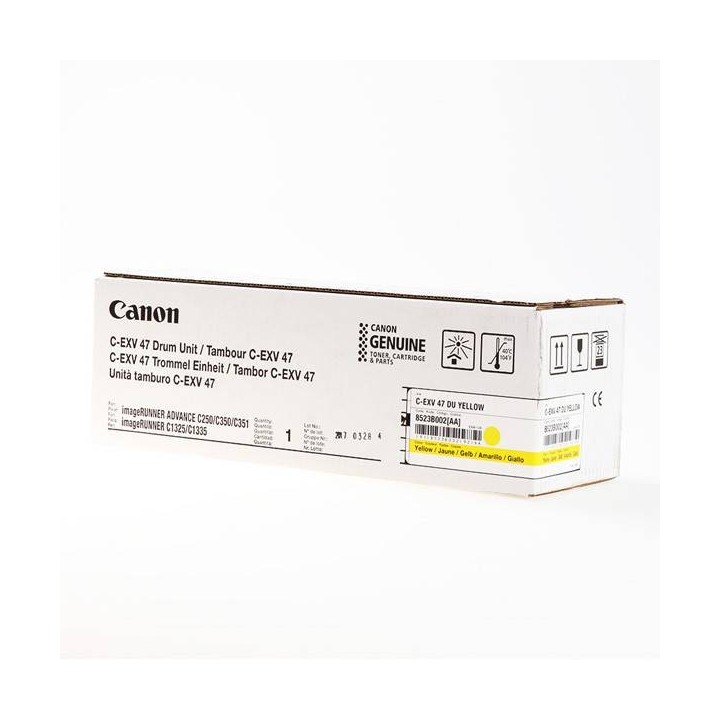 CANON ORYGINALNY BĘBEN CEXV 47, YELLOW, 8523B002, 33000S, CANON IRA C250,255,350,351,355,IR-C250,255,350,351,355
