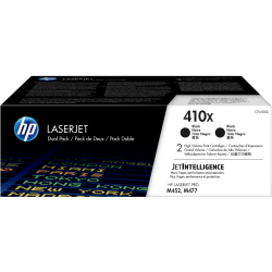 HP ORYGINALNY TONER CF410XD, BLACK, 13000 (2X6500)S, HP 410X, HIGH CAPACITY, HP LJ PRO M452, MFP M377, MFP M477, DUAL PACK, 680G