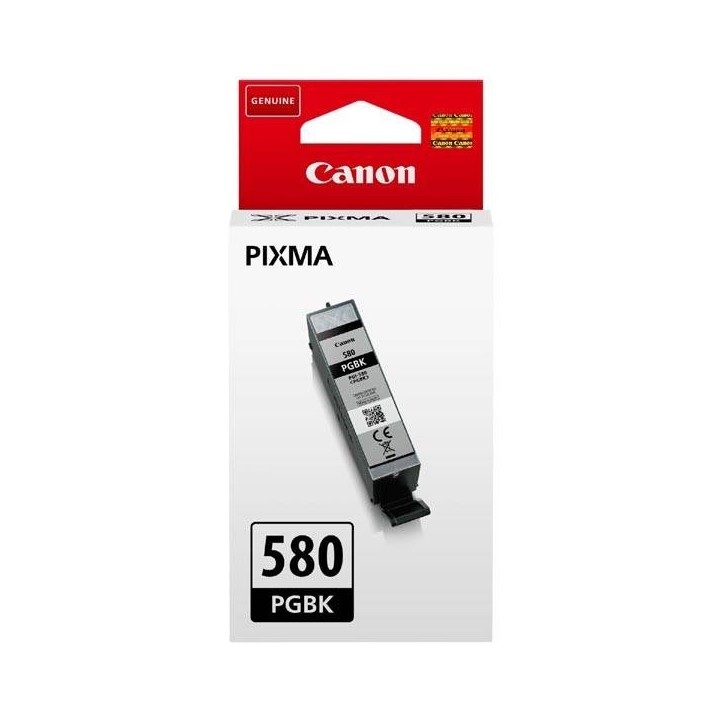 CANON ORYGINALNY INK / TUSZ PGI-580PGBK, BLACK, 11.2ML, 2078C001, CANON PIXMA TR7550, TR8550, TS6150, TS8150, TS9150 SERIE