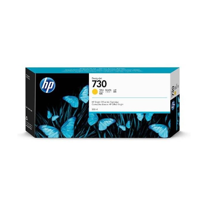 HP ORYGINALNY INK / TUSZ P2V70A, HP 730, YELLOW, 300ML, HP HP DESIGNJET T1700 44 PRINTER SERIES, T1700DR 44