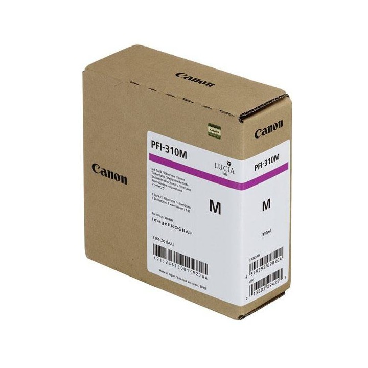 CANON ORYGINALNY INK / TUSZ PFI310M, MAGENTA, 330ML, 2361C001, CANON TX-2000, TX-3000, TX-4000
