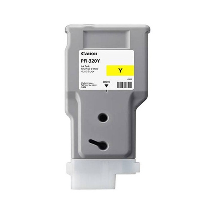 CANON ORYGINALNY INK / TUSZ PFI320Y, YELLOW, 300ML, 2893C001, CANON TM-200, 205, 300, 305