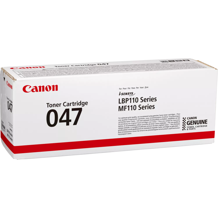 CANON ORYGINALNY TONER 047 BK, BLACK, 1600S, 2164C002, CANON I-SENSYS LBP112, I-SENSYS LBP113W, I-SENSYS MF112, O