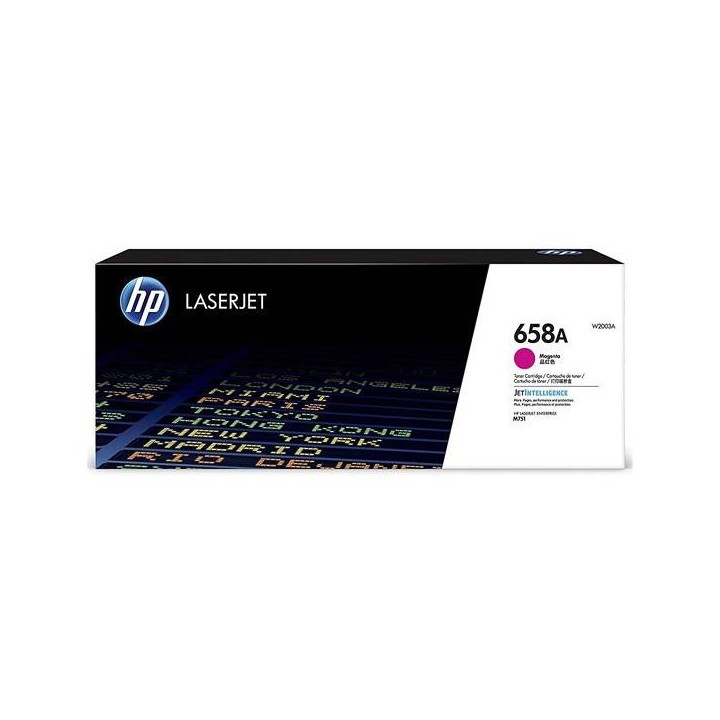 HP ORYGINALNY TONER W2003A, MAGENTA, 6000S, HP 658A, HP COLOR LASERJET ENTERPRISE M751 SERIES, O