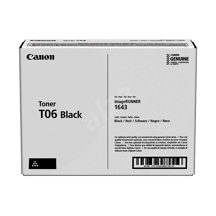 CANON ORYGINALNY TONER T06, BLACK, 20500S, 3526C002, CANON IMAGERUNNER 1643I, 1643IF, O
