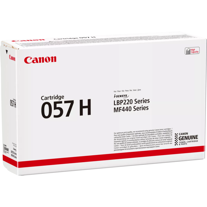 CANON ORYGINALNY TONER 057H, BLACK, 10000S, 3010C002, HIGH CAPACITY, CANON LBP228, LBP226, LBP223, MF449, MF446, MF445, MF443, O
