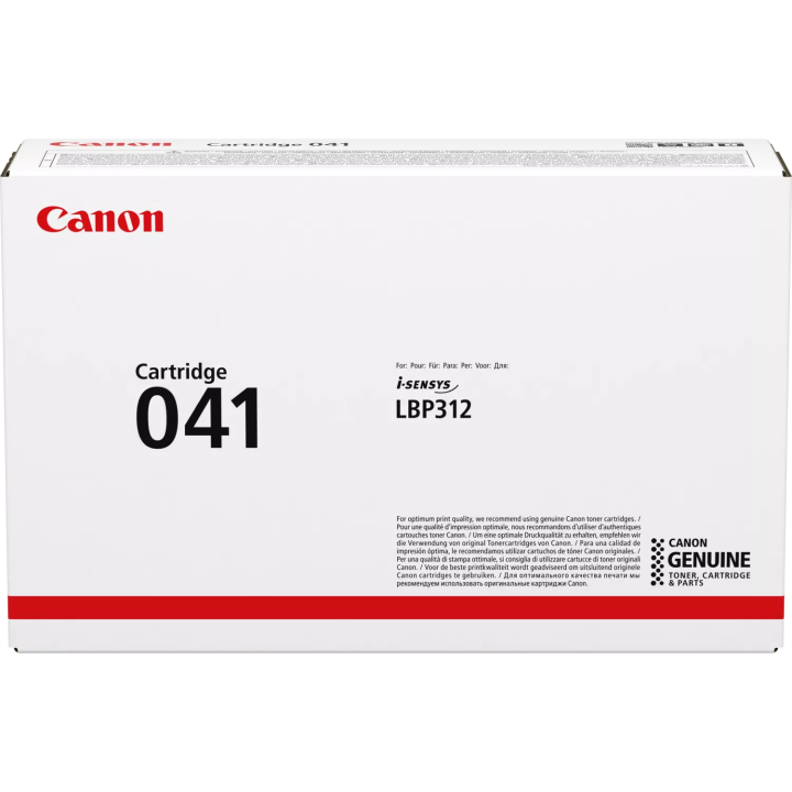 CANON ORYGINALNY TONER 041BK, BLACK, 10000S, 0452C002, CANON I-SENSYS LBP312X, I-SENSYS MF522X, I-SENSYS MF525X, O