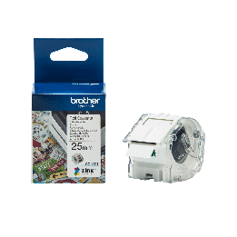 BROTHER TAŚMA PAPIEROWA 25MM X 5M, BIAŁA, CZ1004, DO DRUKARKI VC-500W