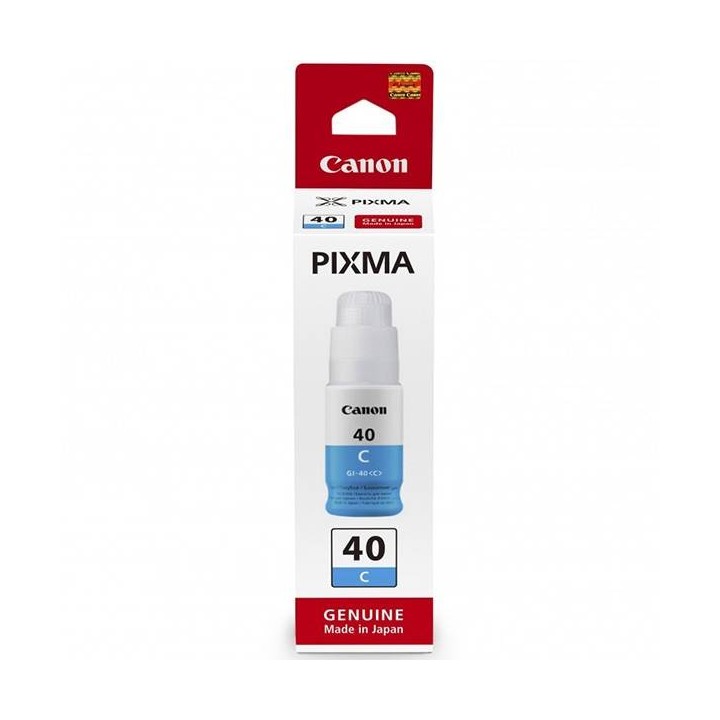 CANON ORYGINALNY INK / TUSZ 3400C001, CYAN, 7700S, 70ML, GI-40 C, CANON PIXMA G5040,G6040