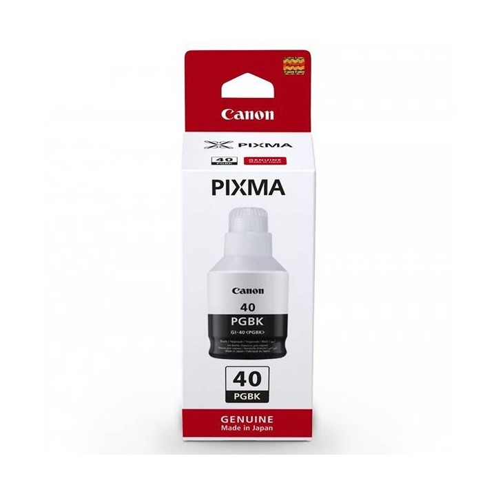 CANON ORYGINALNY INK / TUSZ 3385C001, BLACK, 6000S, 170ML, GI-40 PGBK, CANON PIXMA G5040,G6040