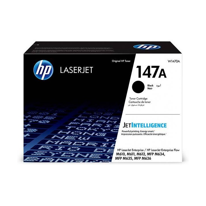 HP ORYGINALNY TONER W1470A, BLACK, HP 147A, HP