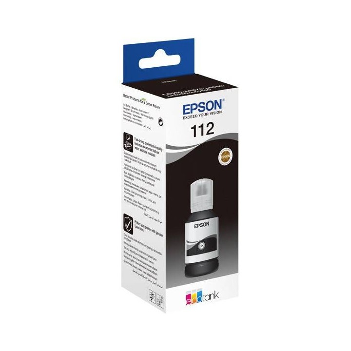 EPSON 112 ORYGINALNY INK / TUSZ C13T06C14A, BLACK, 1SZT, EPSON L15150, L15160