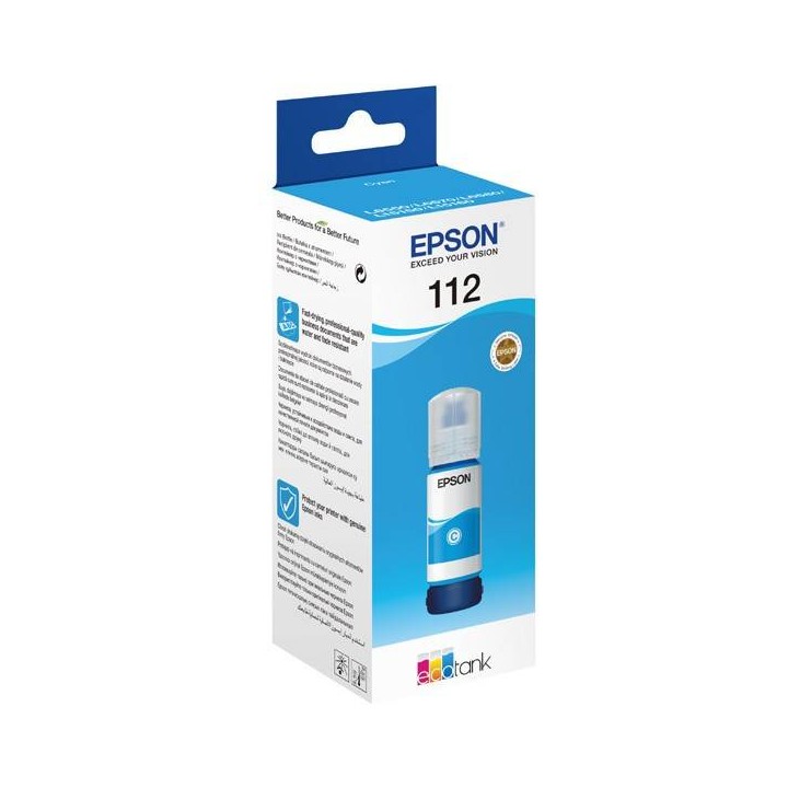 EPSON 112 ORYGINALNY INK / TUSZ C13T06C24A, CYAN, 1SZT, EPSON L15150, L15160