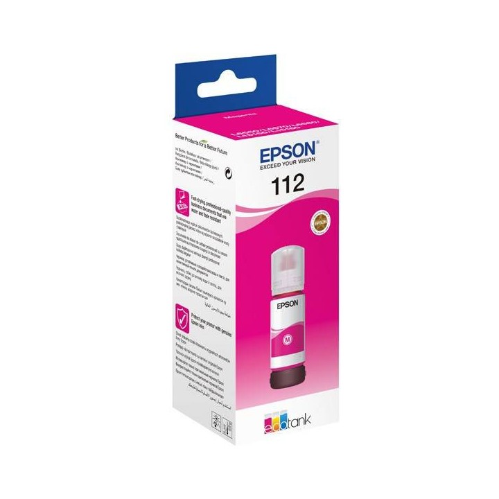 EPSON 112 ORYGINALNY INK / TUSZ C13T06C34A, MAGENTA, 1SZT, EPSON L15150, L15160