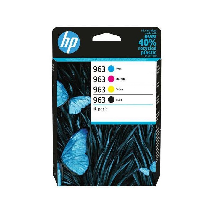 HP ORYGINALNY INK / TUSZ 6ZC70AE, CMYK, HP 963, HP 4-PACK OFFICEJET PRO 9010, 9012, 9014, 9015, 9016, 9019