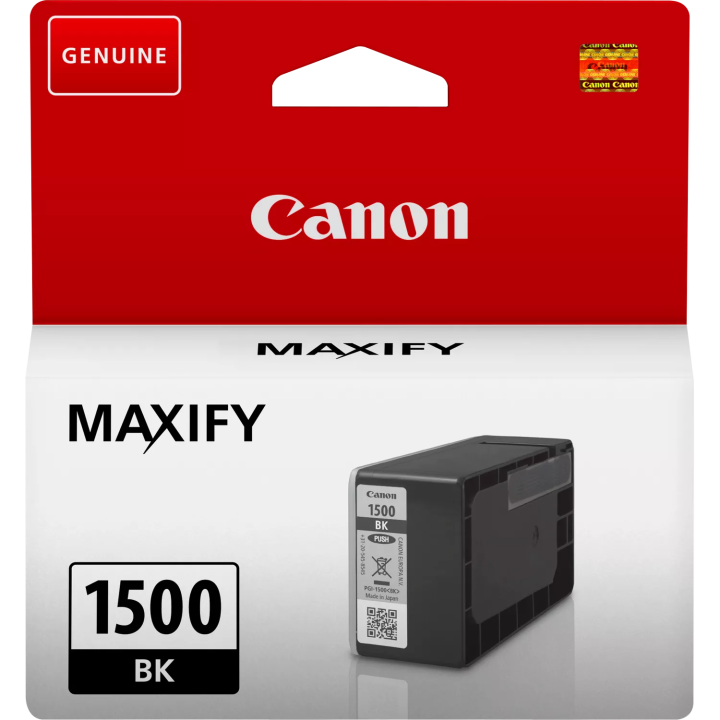 CANON ORYGINALNY INK / TUSZ PGI-1500 9218B001, BLACK, CANON MAXIFY MB2050,MB2150,MB2155, MB2350,MB2750,MB2755