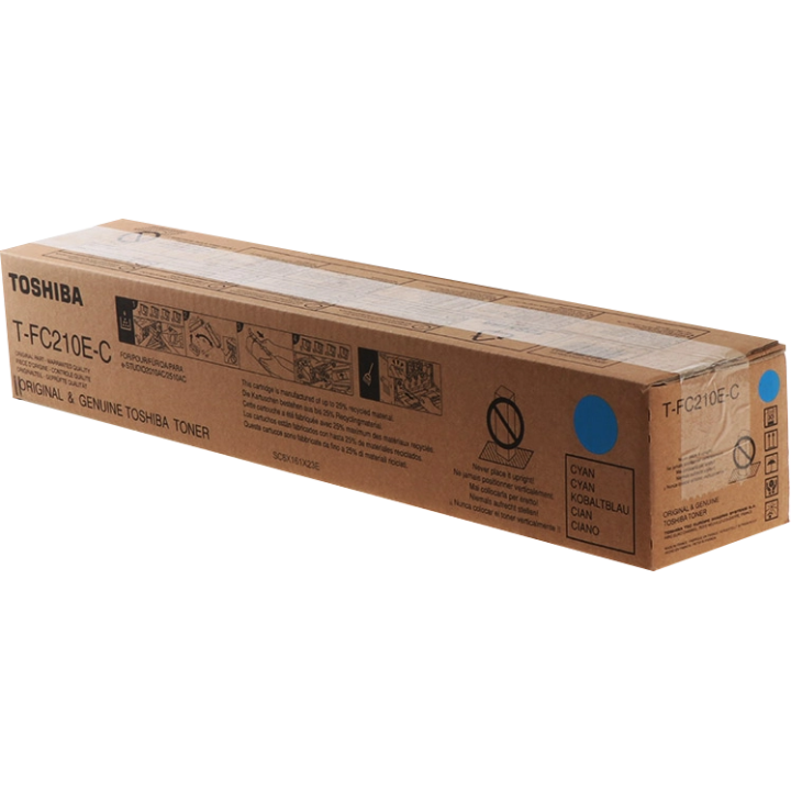 TOSHIBA ORYGINALNY TONER T-FC210EC, 6AJ00000159, CYAN, 33600S, TOSHIBA E-STUDIO 2010 AC, 2510 AC, O