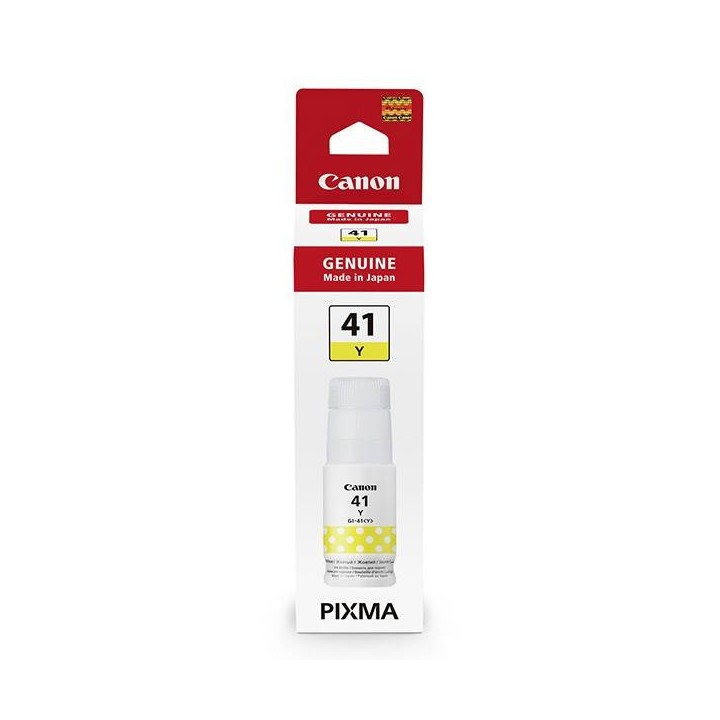 CANON ORYGINALNY INK / TUSZ 4545C001, YELLOW, 7700S, 70ML, GI-41 Y, CANON PIXMA G1420, G2420, G2460, G3420, G3460