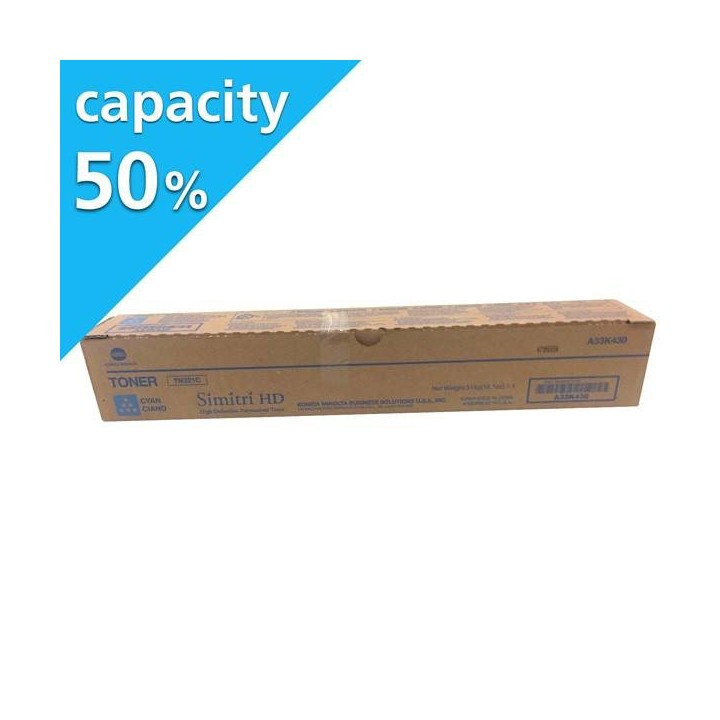 KONICA MINOLTA ORYGINALNY TONER TN321C, CYAN, 12500S, A33K45G, POŁOWA POJEMNOŚCI, KONICA MINOLTA BIZHUB C224, C284, C364, O