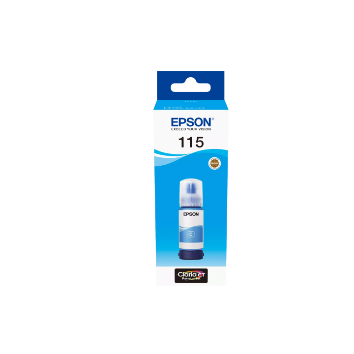 EPSON 115 ORYGINALNY INK / TUSZ C13T07D24A, CYAN, EPSON ECOTANK L8160, L8180