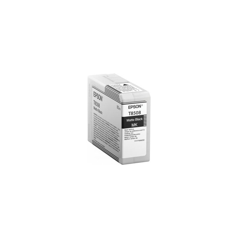 Tusz oryginalny EPSON T8508 C13T850800 Matte Czarny 80 ml