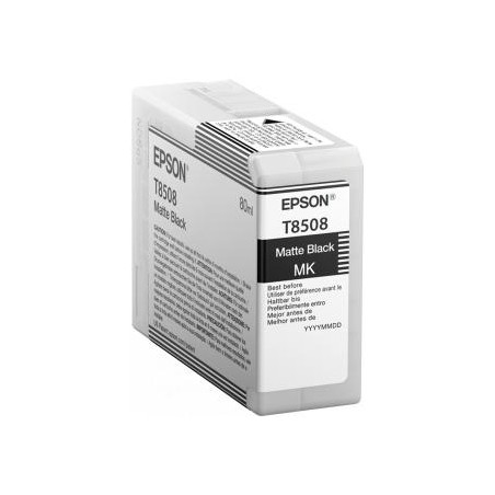 Tusz oryginalny EPSON T8508 C13T850800 Matte Czarny 80 ml