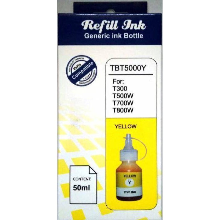 TUSZ ZAMIENNY ORINK BT6000Y ŻÓŁTY 50 ML