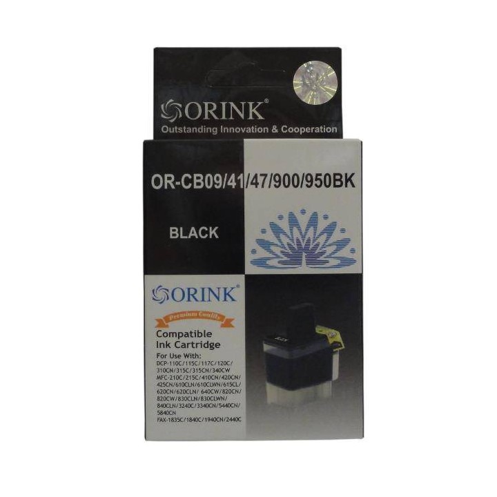 TUSZ ZAMIENNY ORINK LC900BK CZARNY 24 ML