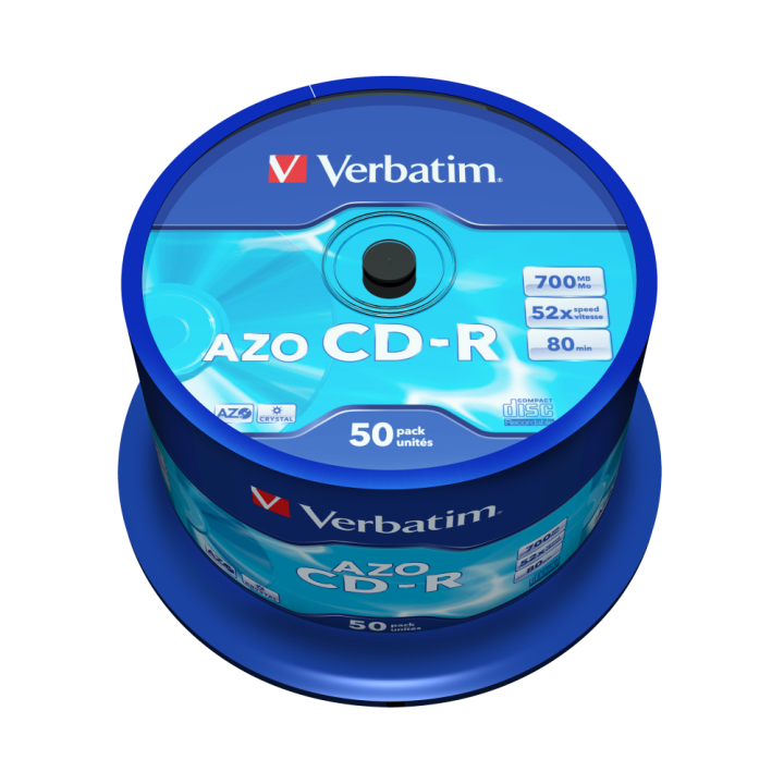 PŁYTA CD-R 700MB 52X VERBATIM DATALIFE PLUS 43343 CAKE 50 SZT.
