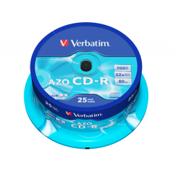 PŁYTA CD-R 700MB 52X VERBATIM DATALIFE PLUS 43352 CAKE 25 SZT.