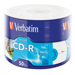 PŁYTA CD-R 700MB 52X VERBATIM DATALIFE 43794 SPINDLE 50 SZT.