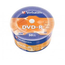 PŁYTA DVD-R 4,7GB 16X VERBATIM 43788 SPINDLE 50 SZT.