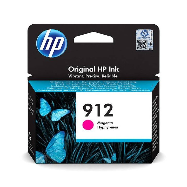 HP ORYGINALNY INK / TUSZ 3YL78AE301, HP 912, MAGENTA, BLISTR, 315S, HIGH CAPACITY, HP OFFICEJET 8012, 8013, 8014, 8015 OJ PRO 80
