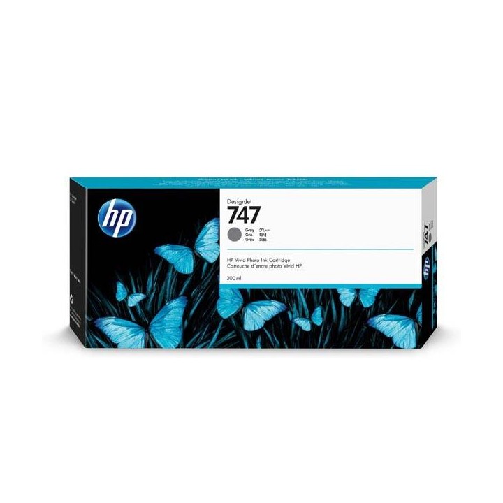 HP ORYGINALNY INK / TUSZ P2V86A, HP 747, GRAY, 300ML, HP HP DESIGNJET Z9