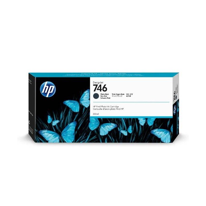 HP ORYGINALNY INK / TUSZ P2V83A, HP 746, MATTE BLACK, 300ML, HP HP DESIGNJET Z6, Z9+