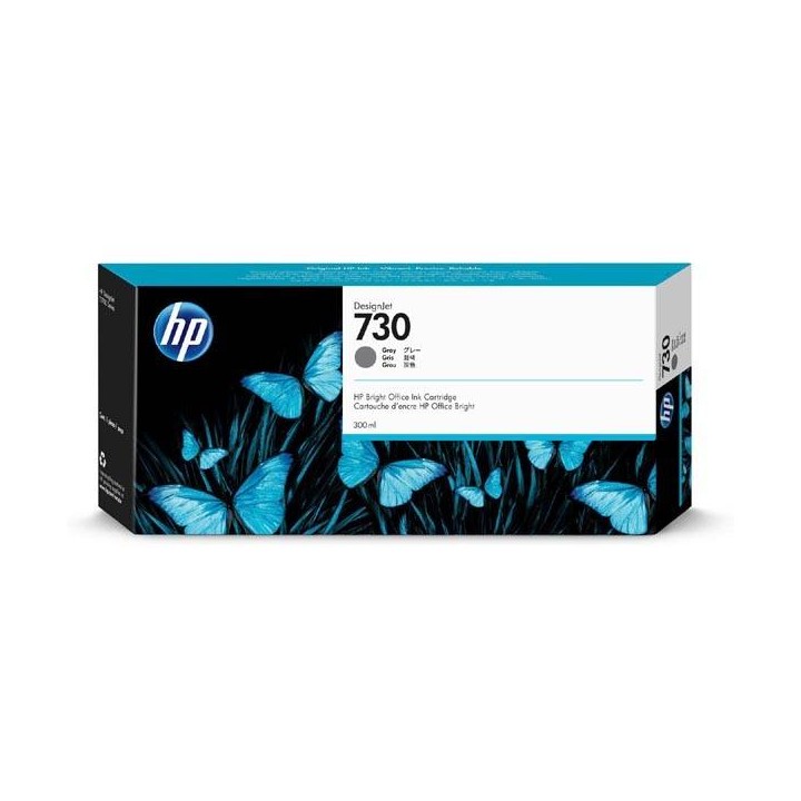HP ORYGINALNY INK / TUSZ P2V72A, HP 730, GRAY, 300ML, HP HP DESIGNJET T1700 44 PRINTER SERIES, T1700DR 44