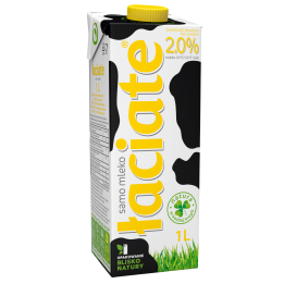 MLEKO UHT 2% MLEKPOL ŁACIATE 1L