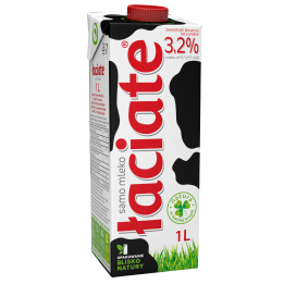 MLEKO UHT 3,2% MLEKPOL ŁACIATE 1L