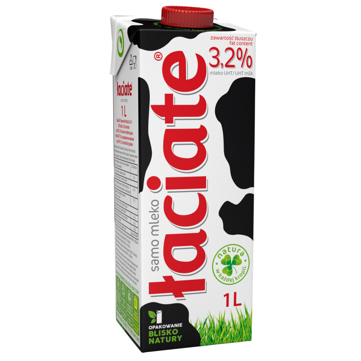 MLEKO UHT 3,2% MLEKPOL ŁACIATE 1L