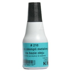 TUSZ DO STEMPLI METALOWYCH NORIS 210 NO210CA CZARNY 25 ML