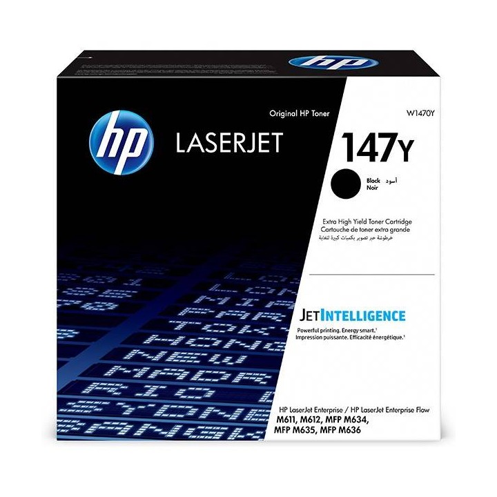 HP ORYGINALNY TONER W1470Y, BLACK, HP 147Y, HP