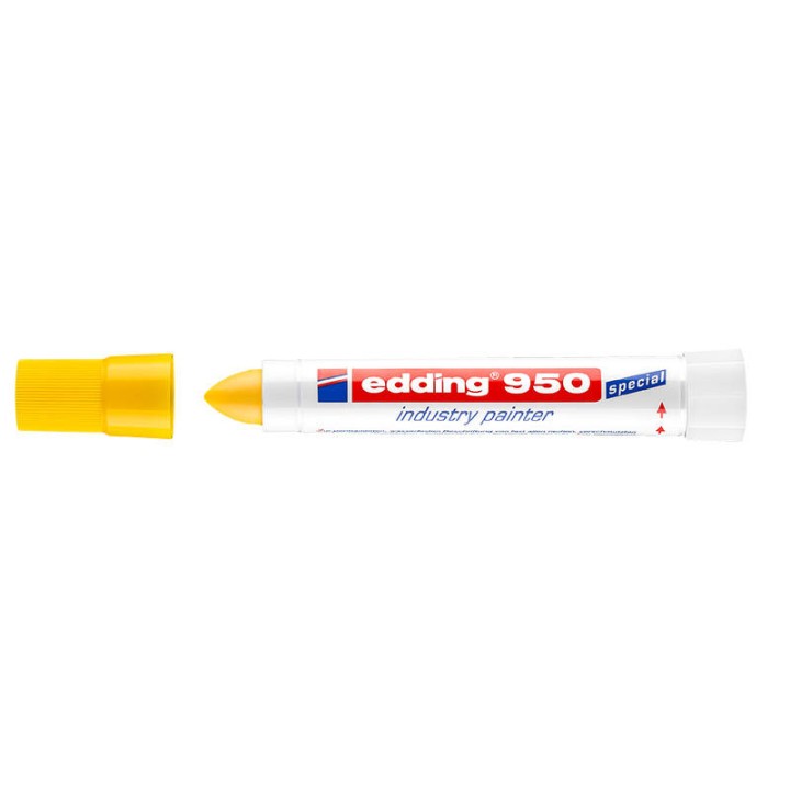MARKER PRZEMYSŁOWY W PAŚCIE EDDING 950 ŻÓŁTY 10MM